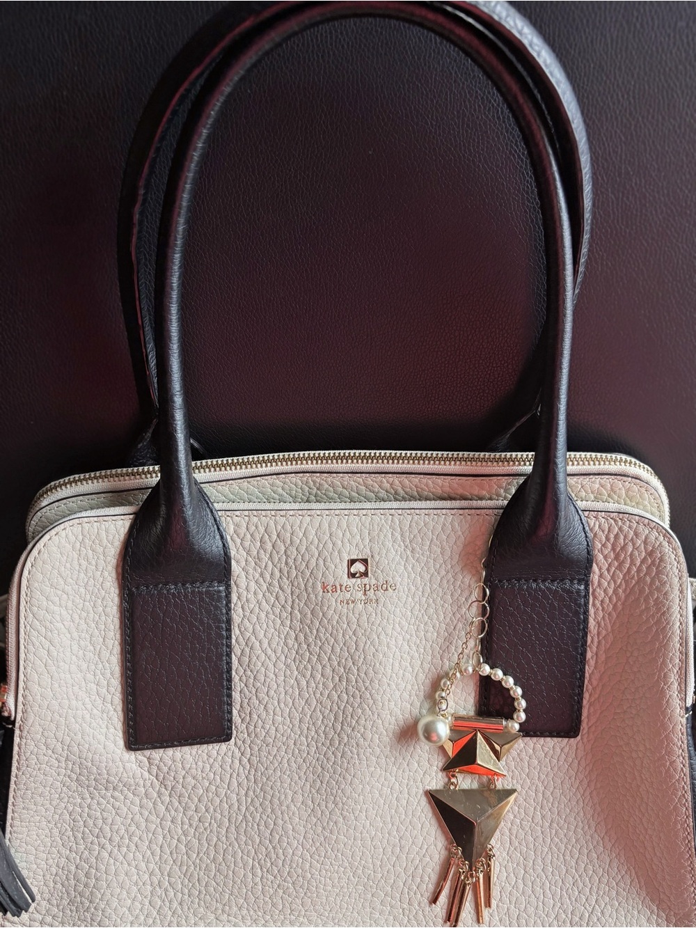 Kate Spade New York Southport Avenue Lydia Satchel with Charm